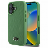 ���� ��� Iphone 16 Lacoste Woven Iconic Petit Pique Magsafe (�������-LCHMP16SPVCN)