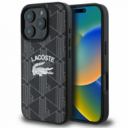 ���� ��� Iphone 16 Pro Lacoste Blend Monogram Magsafe  (�����-LCHMP16LPIGK)