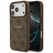 ���� ��� iPhone 17 Pro Max Guess 4G Ring Classic Logo MagSafe (���� - GUHMP17XG4GFRW)