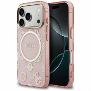 ���� ��� iPhone 17 Pro Max Guess IML Peony Dot MagSafe (��� - GUHMP17X5HPOEDP)