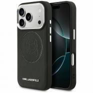 ���� ��� iPhone 17 Pro Max Karl Lagerfeld K Head Point Logo MagSafe (����� - KLHMP17X5PFKHPSEK)