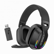 GT100 �������� Gaming Headset 2.4GHz USB Over Ear �� ��������� Boom ��� �������� ������� (�����)