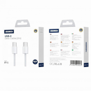 ������� ��������/��������� JELLICO IP15 Type-C �� Type-C 60W 2m (�����)